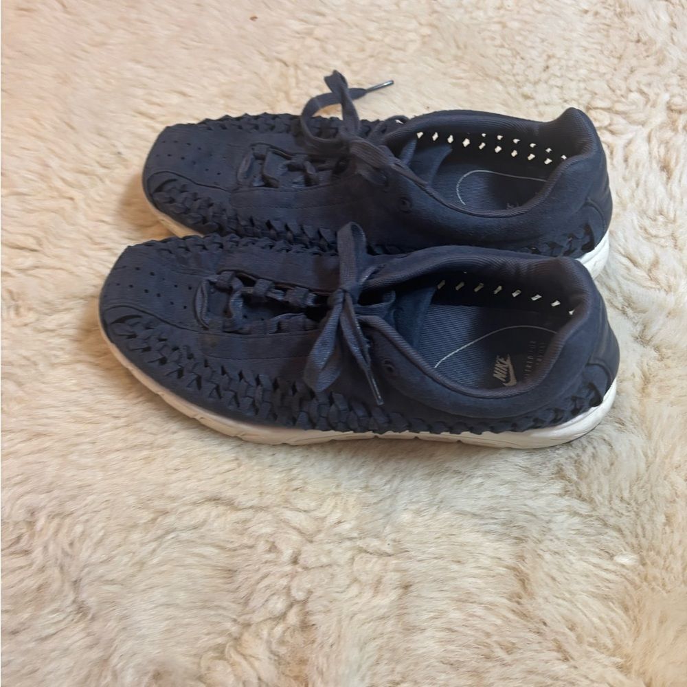 Nike Navy Woven Sneakers - Picture 8 of 10